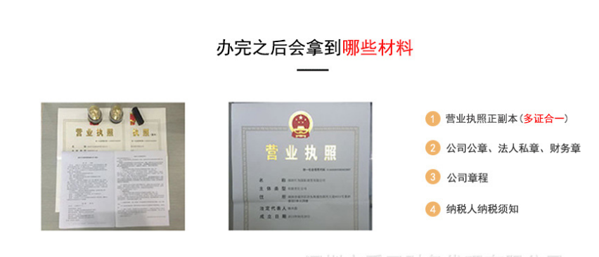 營業(yè)執(zhí)照相關證件
